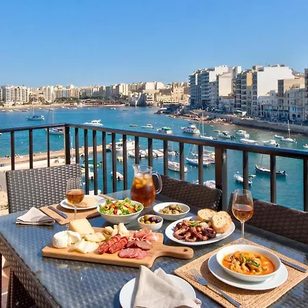 Spinola Fantastic Seafront Duplex & Penthouse 公寓 Saint Julian's